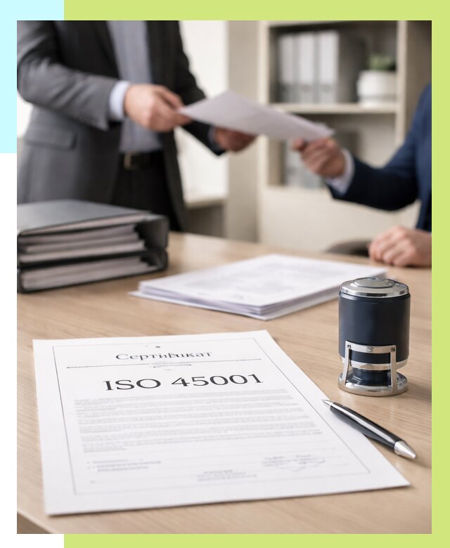 Сертификат ISO 45001 в Коркине под ключ от 46715 р. | Сертэкс
